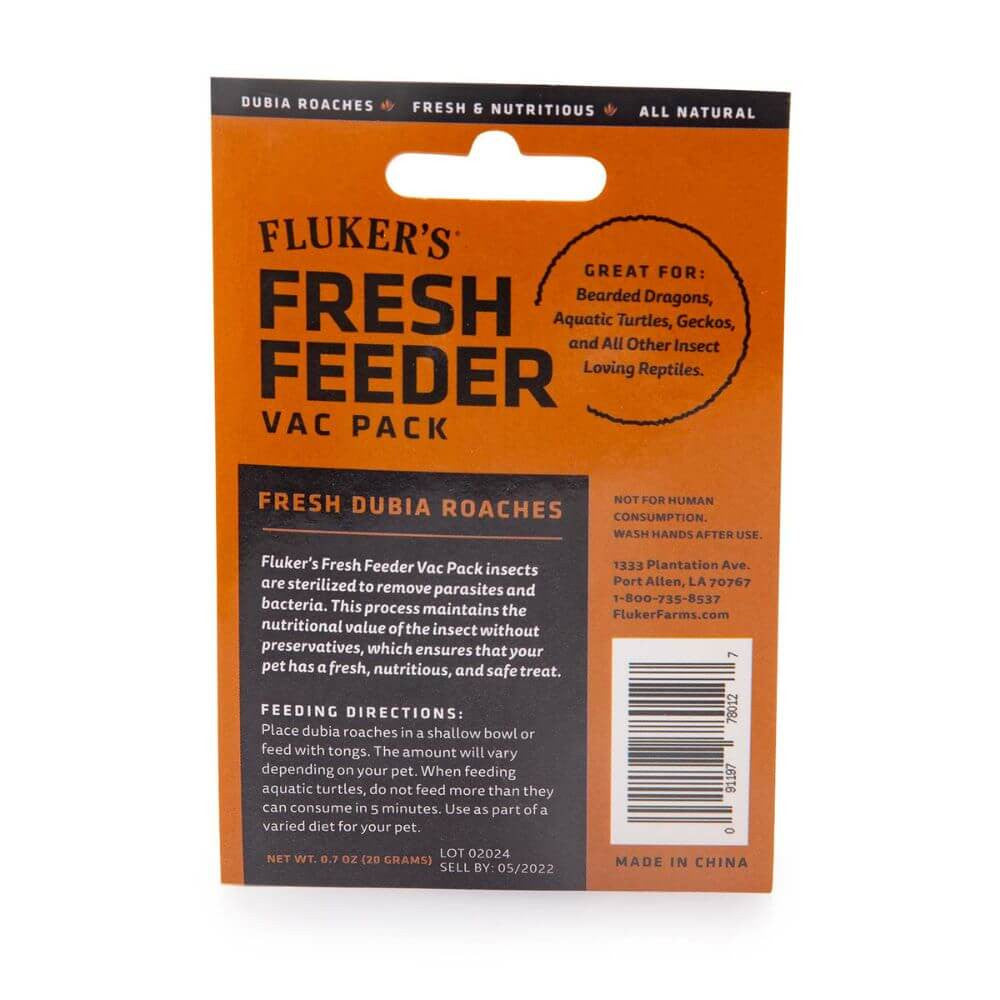 Fresh Feeder Vac Pack Dubia Roach | Reptile Feed