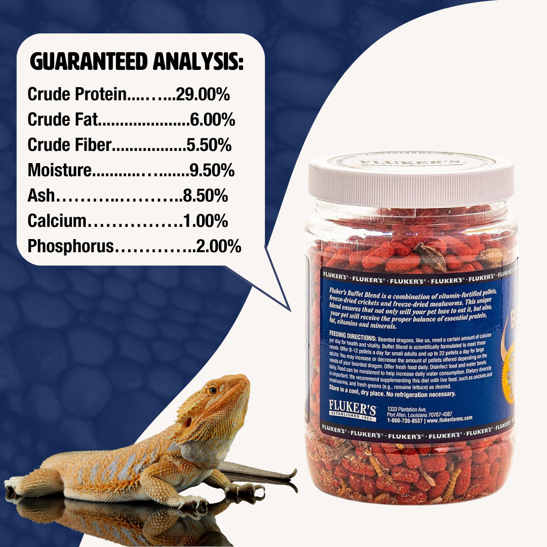 Bearded Dragon Juvenile Diet 156gm | Growth Pellet Food
