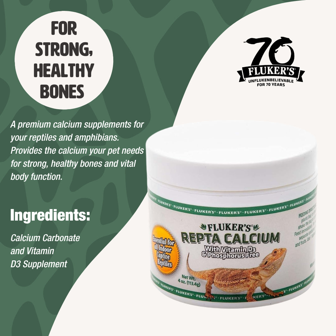 Calcium Powder | Reptile & Turtle Supplement