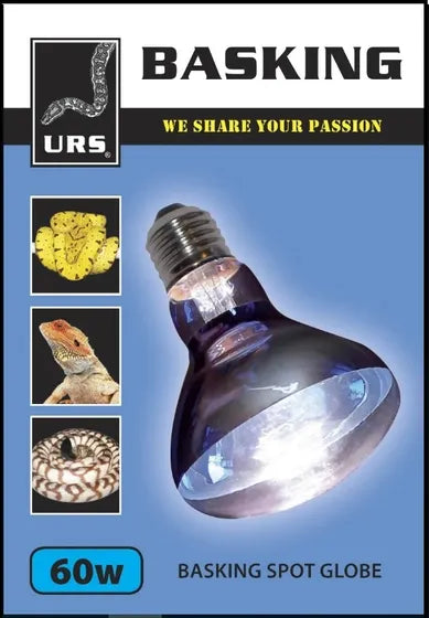 URS Basking Heat Lamp 60W | Reptile Basking Light