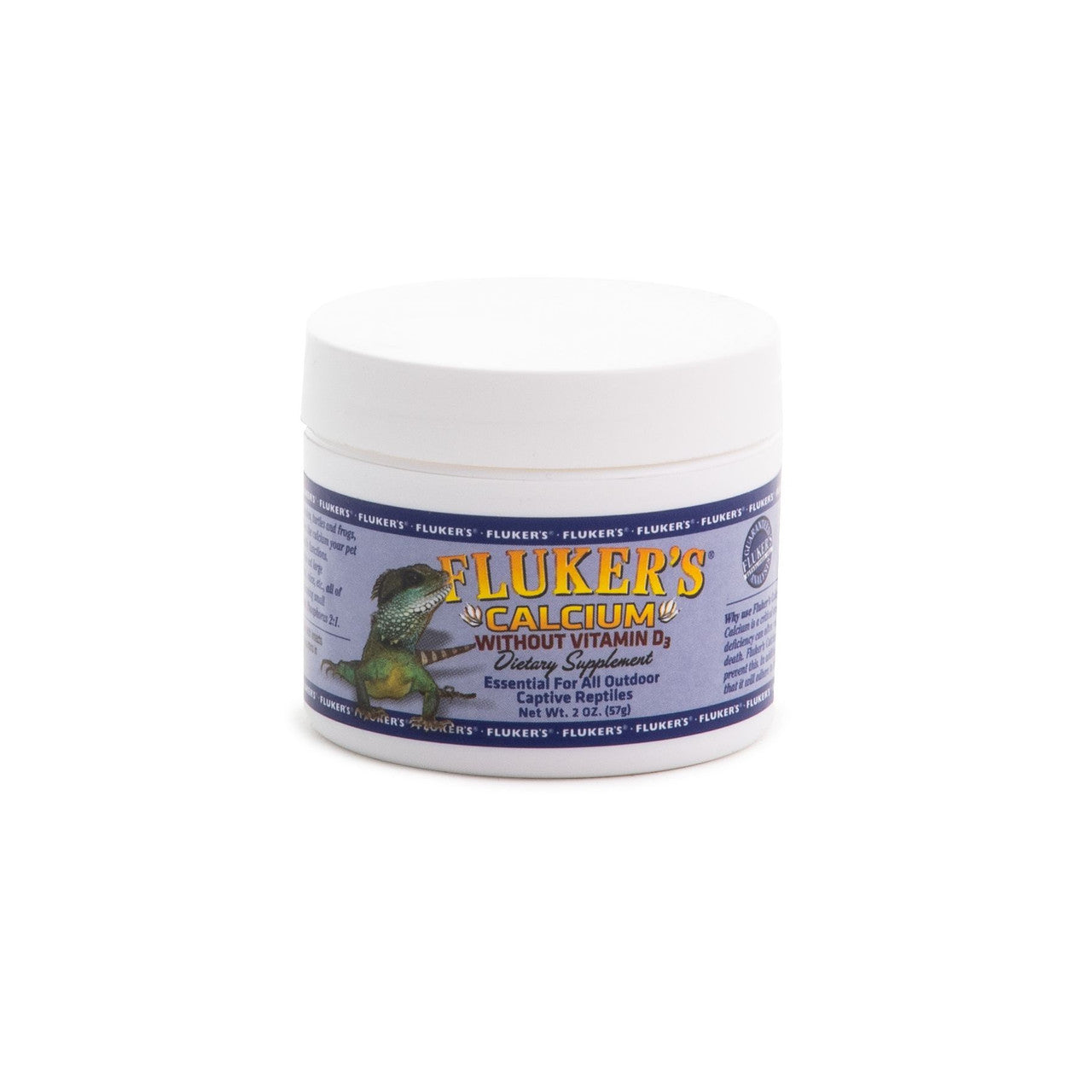 Calcium Powder No Vit D3 57gm | Reptile Supplement